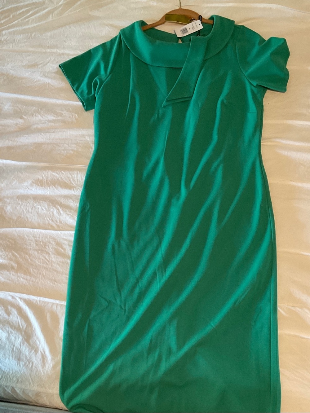 Alexia Admor Emerald Green Midi Sheath Dress
